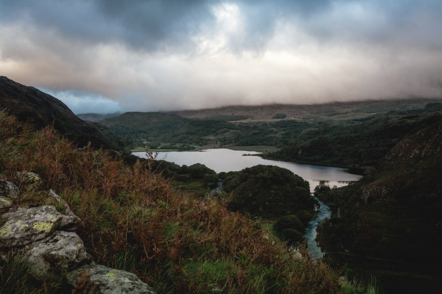 Rampart Ruins and Llyn Dinas
